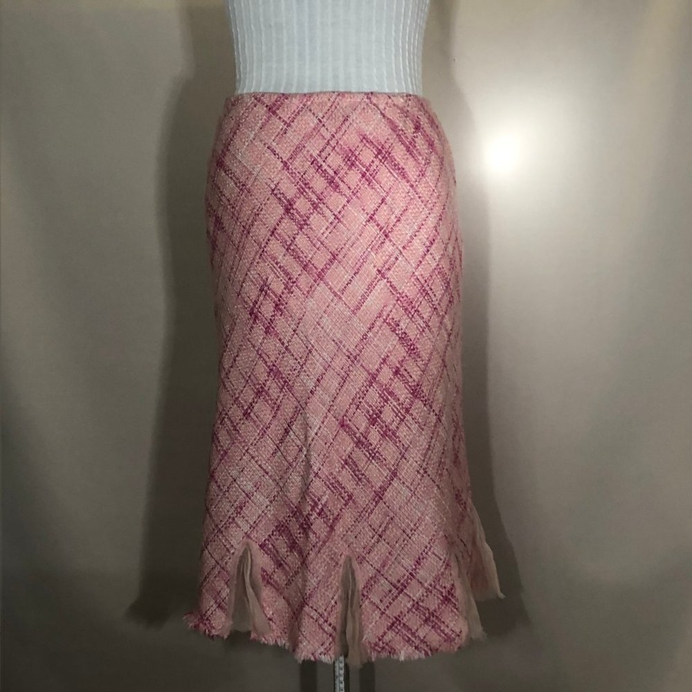 Sunny Leigh, Pink Tweed Skirt,